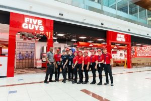 Five guys DXB international airport